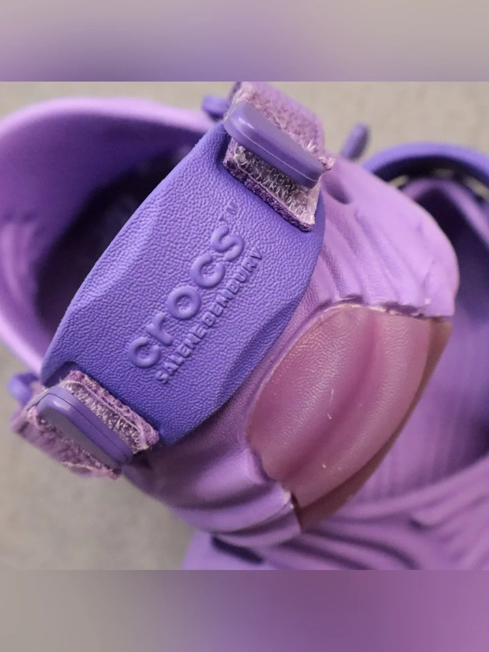 Salehe Bembury x Crocs Pollex Clog Kids Dewberry Purple Size J2 New Style